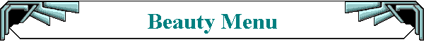 Beauty Menu
