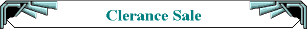 Clerance Sale